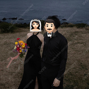블랙 홀터넥 드레스 M 셀프 웨딩 브라이덜샤워 스냅