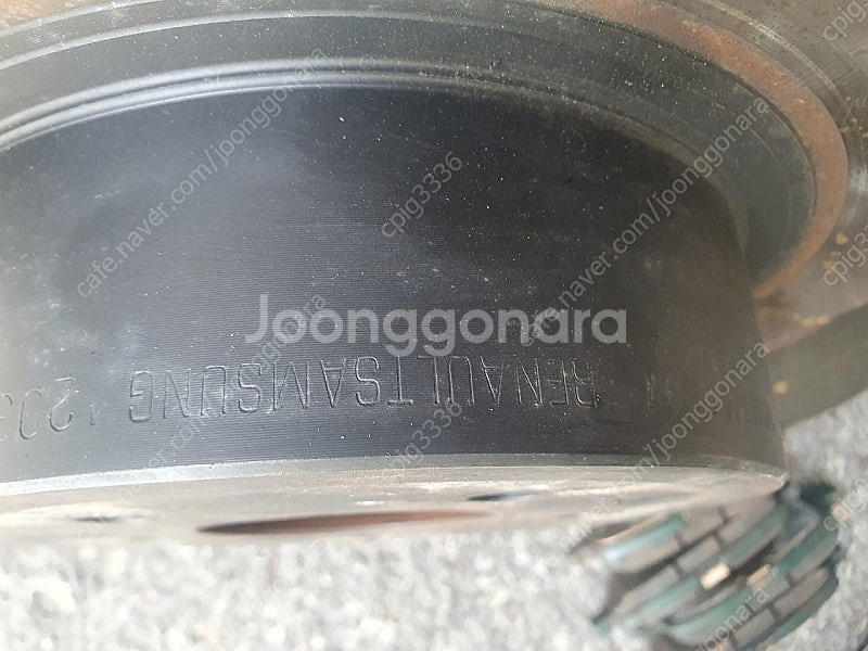 SM7 뉴아트에 쓰던 순정 리어 캘리퍼+디스크로터+브레...--9