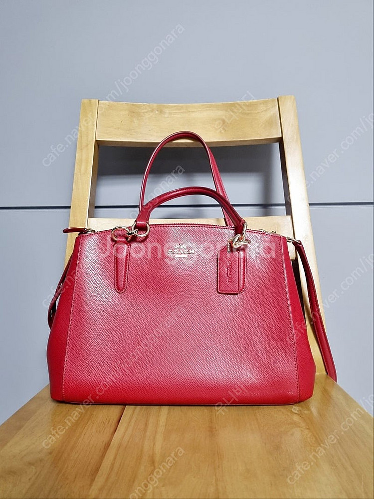 (가격인하) 코치 Coach 캐리올 레더크로스백 레드 ...--0
