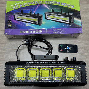 RGB 화이트 DJ 디스코 스트로브 100W 조명