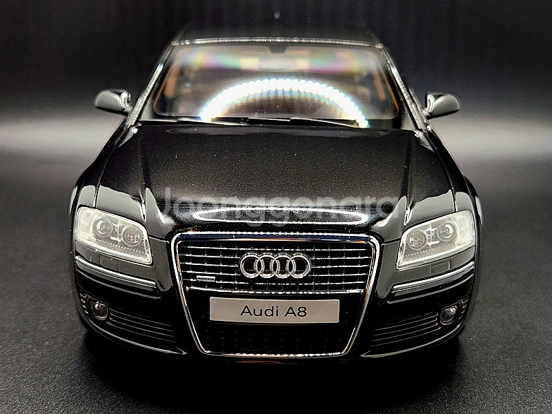 1/18 교쇼 아우디 A8 4.2 TDI 블랙 색상 판...--2