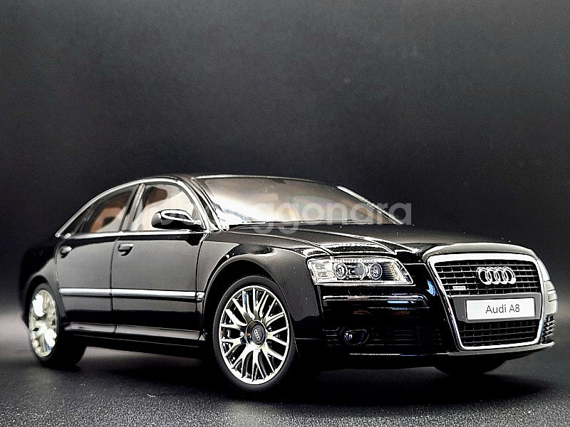 1/18 교쇼 아우디 A8 4.2 TDI 블랙 색상 판...--4