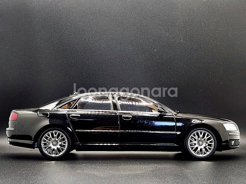 1/18 교쇼 아우디 A8 4.2 TDI 블랙 색상 판...--5