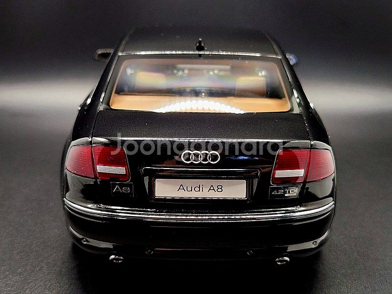 1/18 교쇼 아우디 A8 4.2 TDI 블랙 색상 판...--8