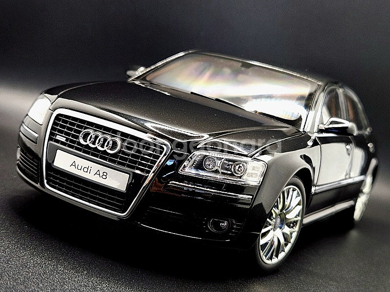 1/18 교쇼 아우디 A8 4.2 TDI 블랙 색상 판...--0