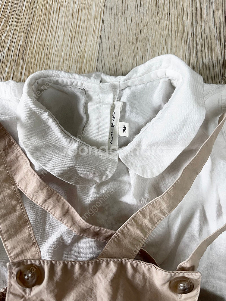 슈슈앤크라 롬퍼&블라우스 18M--1