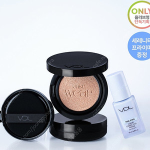VDL 커버 스테인 퍼펙팅 쿠션 A02 21호 세트 저렴히 판매해요 ~(반값택배비 없음)