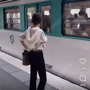 유메르 라인 부츠컷 팬츠 2 사이즈 m