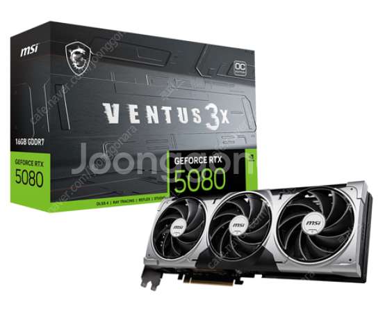 MSI 지포스 RTX 5080 벤투스 3X OC D7 ...--0