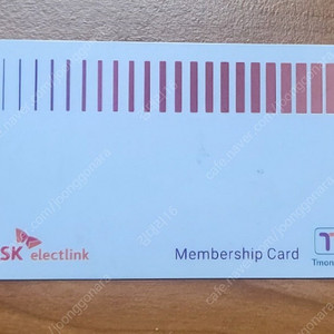 SK일렉 전기차 충전카드 117만원 -> 70만원