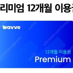 웨이브 프리미엄 12개월 이용권 팔아요 [1년 이용권]