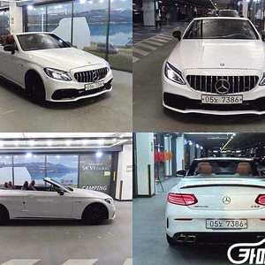 C클래스 W205 C200 카브리올레 2017 년 중고차/전액할부/중고리스/중고렌트/
