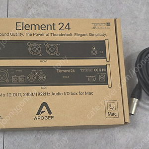 apogee element 풀박 +썬볼 + 젠더 + 스피커 케이블 // 아포지 엘리먼트