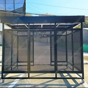 분리수거장, 흡연부스, 오픈형, 야외 흡연장