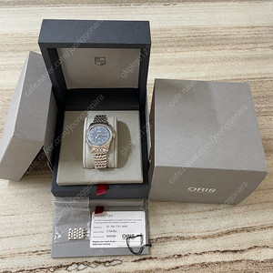 오리스 빅 크라운 포인터 데이트 블루 40mm 판매 합니다.