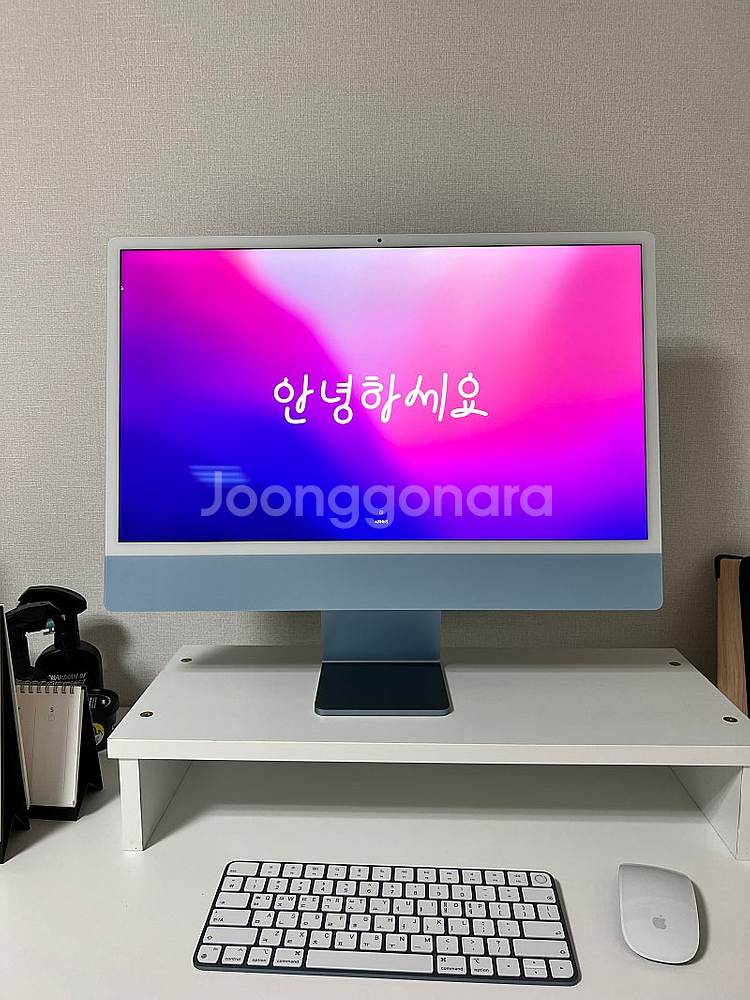 (21년형) M1 iMAC 아이맥 24인치 블루 256...--1
