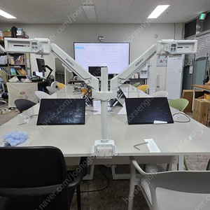 사이즈 오브 듀얼 모니터암