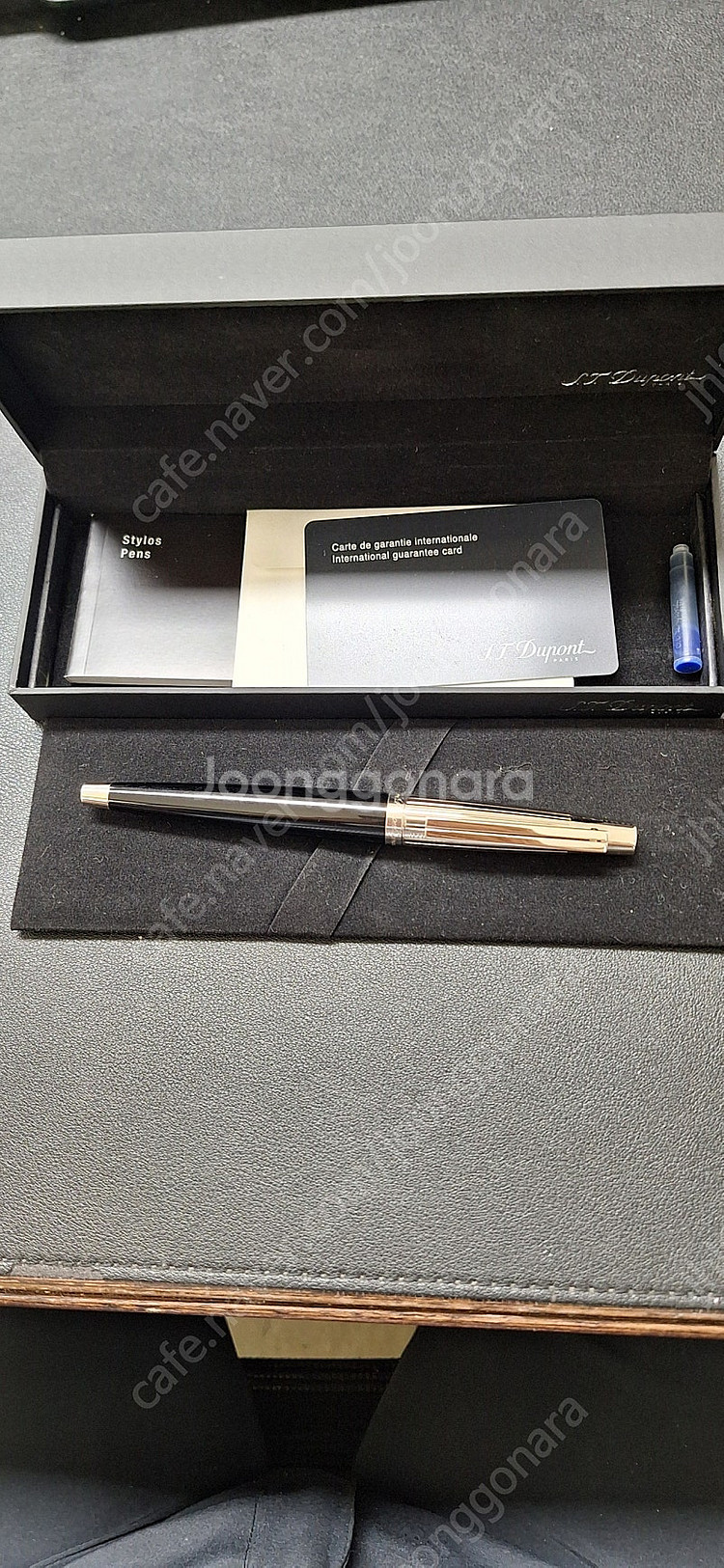 듀퐁 일립시스 만년필 18k ef 닙--0