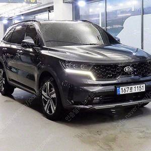 쏘렌토 중고 가격 쏘렌토 하이브리드 중고 쏘렌토 중고차 회색 2021년식 HEV 1.6 4WD 그래비티 중고자동차