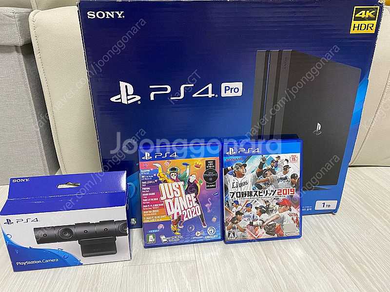 플스4프로 7218B 1테라 및 플스4 카메라, 게임C...--0