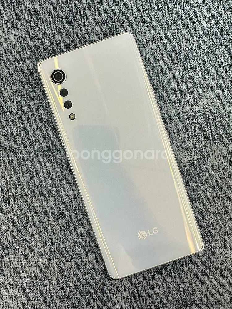 LG 벨벳 128G 화이트 21년 3월개통 무잔상 10...--0