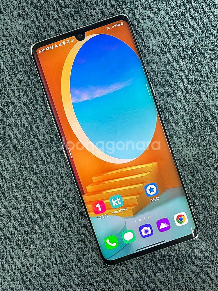 LG 벨벳 128G 화이트 21년 3월개통 무잔상 10...--2
