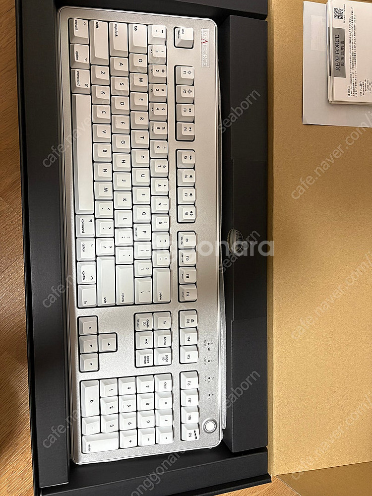 리얼포스r3 Mac 화이트 풀배열--2