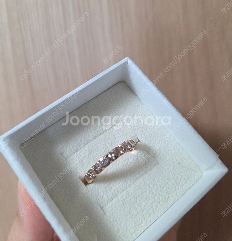 (보스크) 14k 파인그레이스 다이아몬드 반지--4
