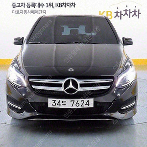 벤츠 B클래스 중고차 벤츠 인증중고 검정색 2018년식 46,543km B220 중고차 시세조회