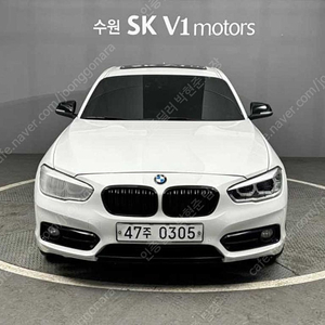 BMW 1시리즈 중고 BMW 1시리즈 중고차 할부 BMW 118D 중고 흰색 2016년식 118d 스포츠 실내외 완벽클리닝