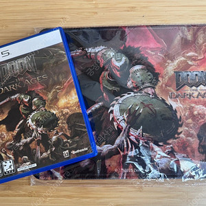 ps5 둠 다크에이지 게임매트 포함