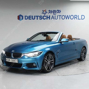BMW 4시리즈 중고 BMW 중고 4시리즈 430i 파란색 2018년식 66,867km 430i 컨버터블 M 스포츠 중고차구매