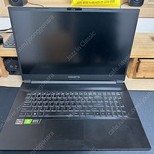 (개인)기가바이트 게이밍노트북 a7 5800h 3060 17.3인치