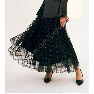 블랑쇼 튤스커트 Mystic lace tulle