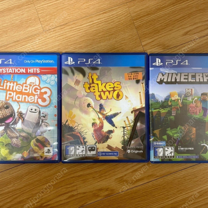 PS4 잇테이크투(it takes two), 마인크래프트, 리틀 빅 플래닛 3