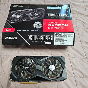 라데온 rx7600 8g 에즈락 챌린저 그래픽카드