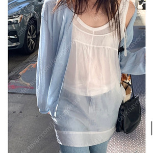 헤이그 haag sheer layered dress