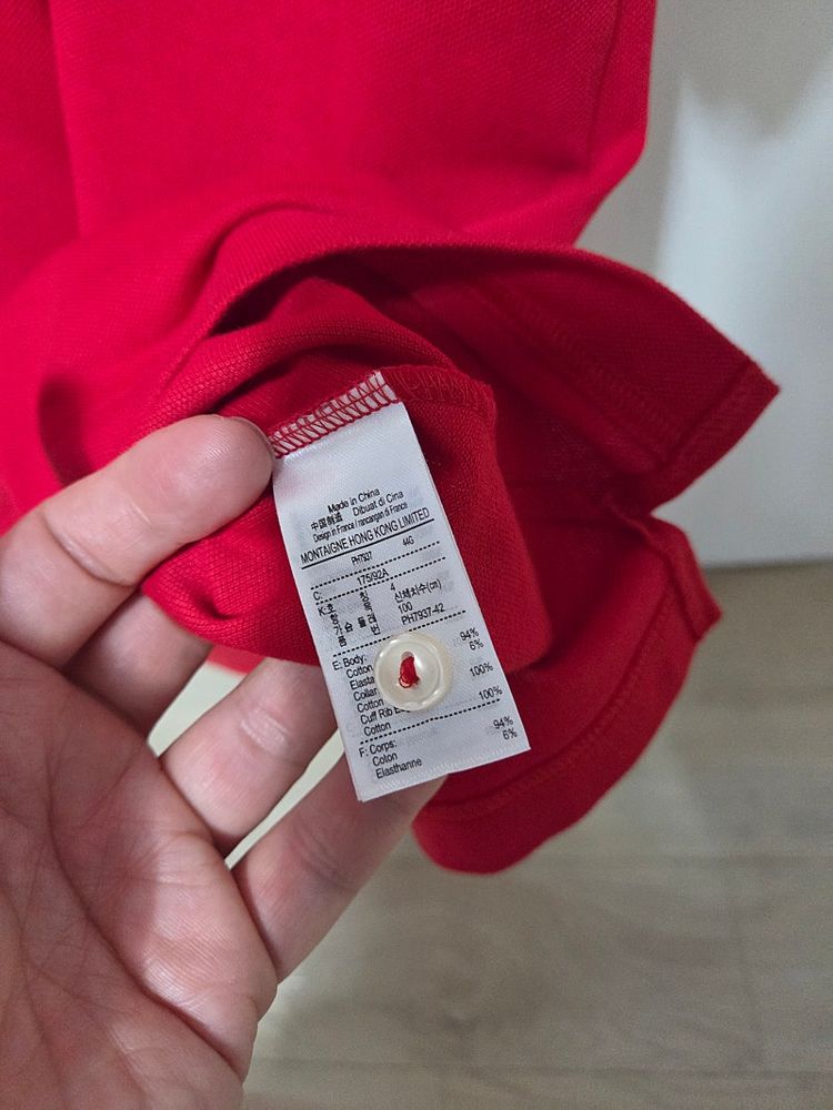 라코스테 반팔 카라티 팝니다. 거의 새것--5