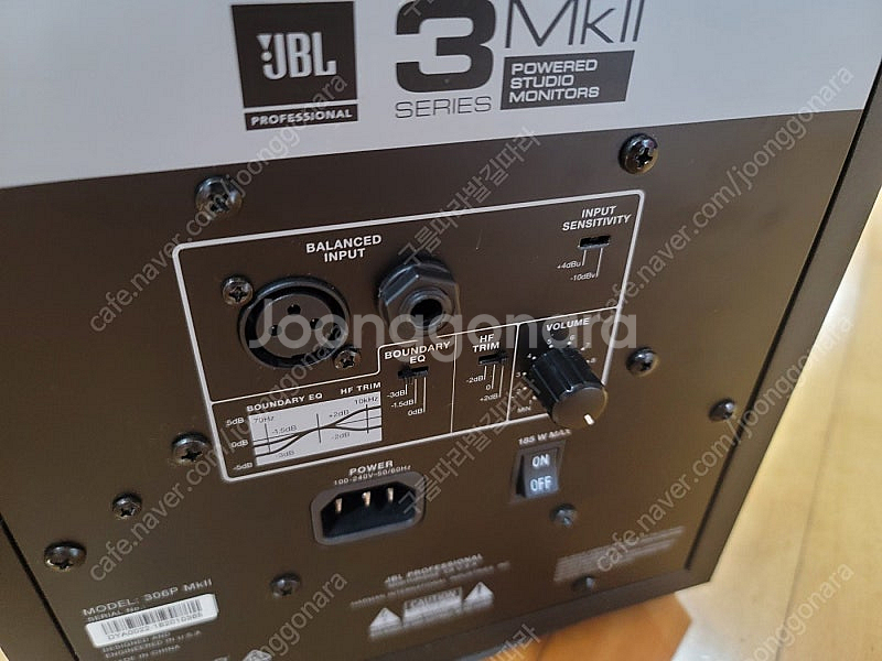 JBL 306P MKII 모니터 스피커 팝니다--1