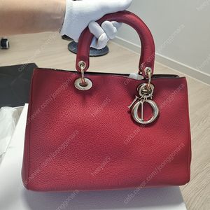 정품 디올 토트백,숄더백 디올리시모백 레드색상
