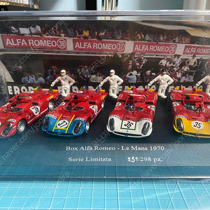 1:43 m4 알파로메오 티포 33.3 르망 세트 alfa romeo lemans 다이캐스트 모형