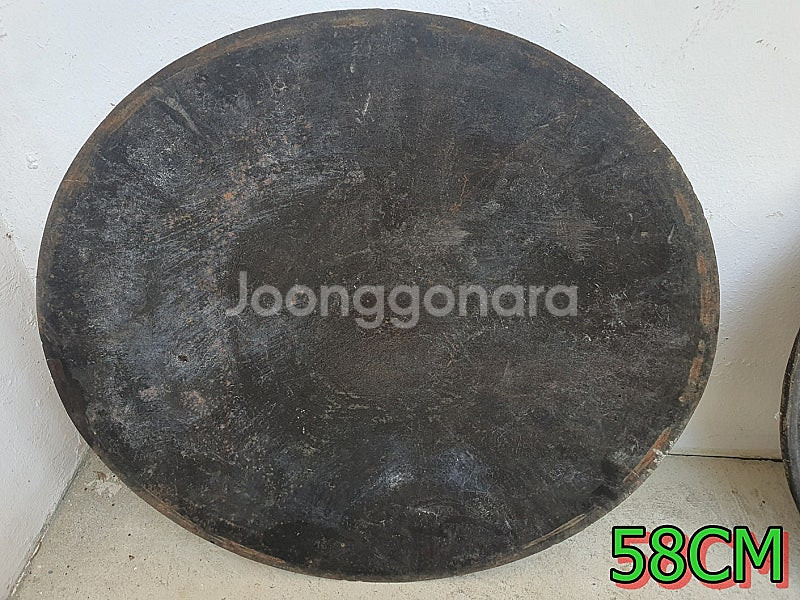 가마솥 무쇠 솥뚜껑 불판 58M 39CM 36CM--1