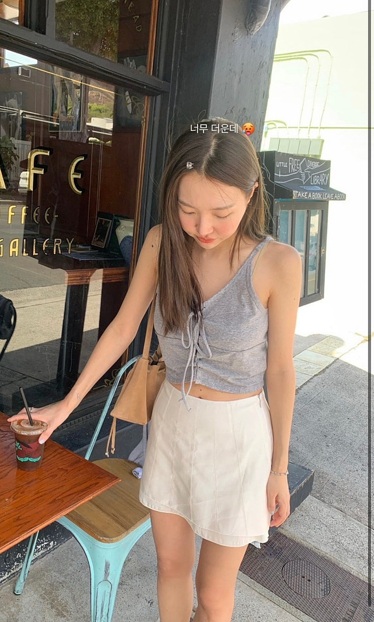 타낫 플로럴 스티치 스커트 s floral stitch--1