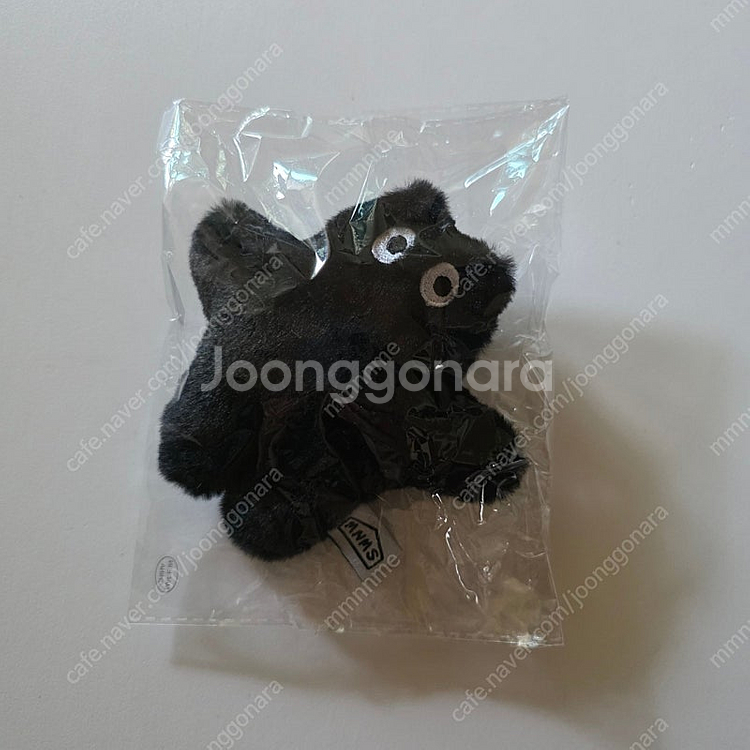 미뇽맨션 뚱냥이 키링 검은 고양이 인형 키홀더(새제품)--1