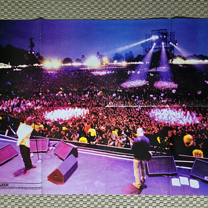 포스터 oasis 오아시스 Knebworth 대형 양면 포스터