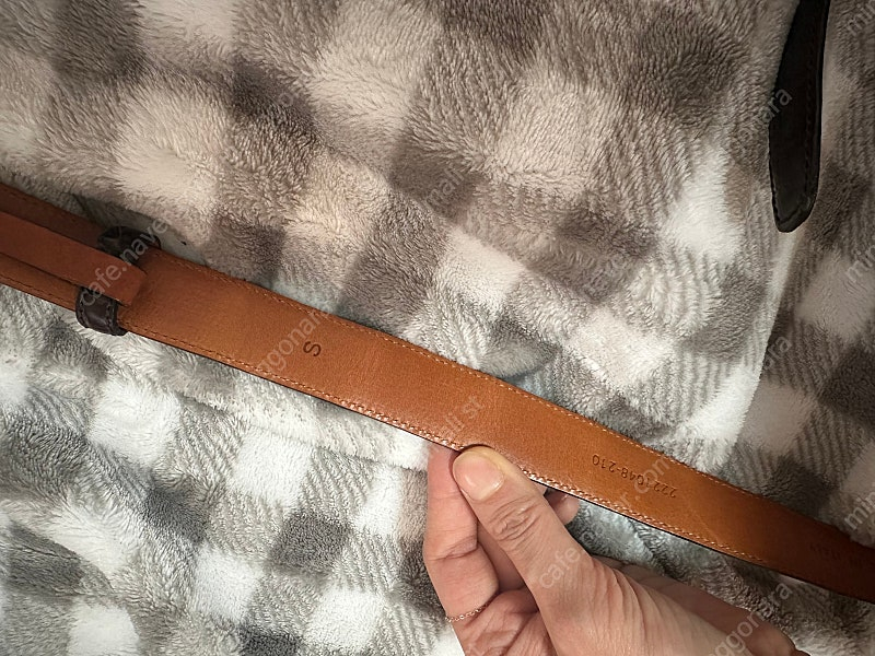 랄프로렌 컬렉션 블랙라벨 퍼플라벨 와니 악어가죽 벨트 S 이미지