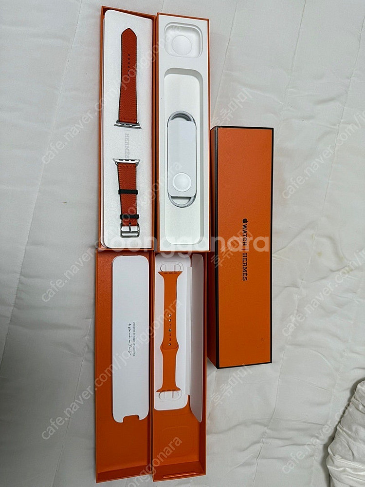 애플워치 9 에르메스 45mm 실버 팝니다--0