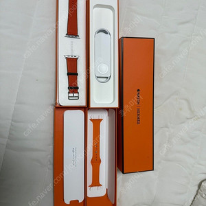 애플워치 9 에르메스 45mm 실버 팝니다