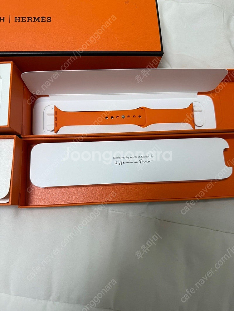 애플워치 9 에르메스 45mm 실버 팝니다--2