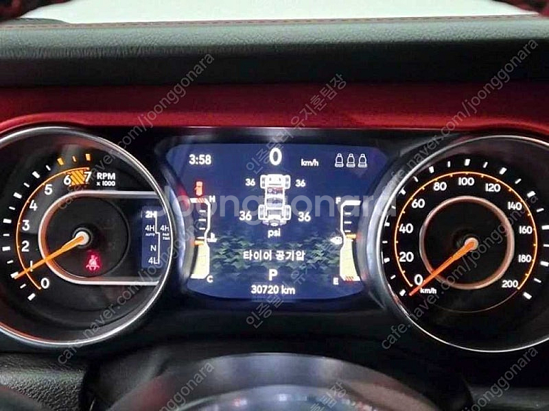 지프 랭글러 중고 랭글러 루비콘 중고 파란색 2023년...--6